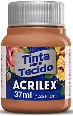 TINTA TECIDO ACRILEX BEGE/MARROM